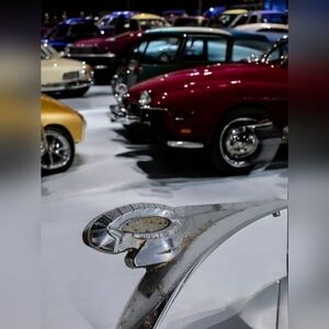 Original 1949 Dodge Coronet Art Deco Ram Hood Ornament Chrome 1298935 DG